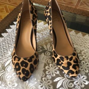 Inc.in Leopard print, 2.5 heel.